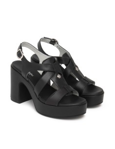 Nero Giardini sandalo in pelle con tacco alto 2